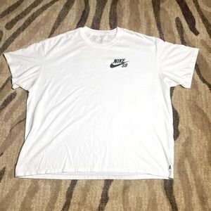 Nike SB  Logo Skate Tee-Shirt White Men's XXL